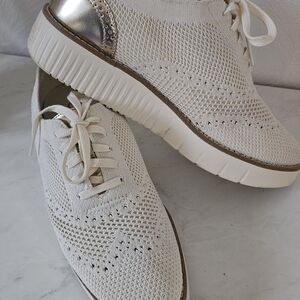 Cole Haan Cream and Gold Women's Sneakers